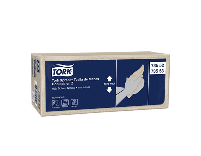 TOALLA MANO Z NATURAL H.D. 21 X 24 CM PQ. X 150 UD  (F-73553)