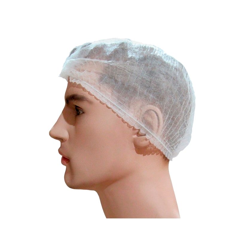 COFIAS BLANCAS-GORRO TIPO ORUGA PAQ. X 100 UND