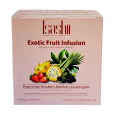 AROMATICA INFUSION PITAHAYA/MORA/FRESA/LIMONARIA CX10 SOBRES ISASHII