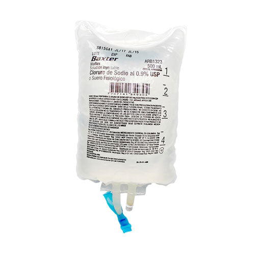 SOLUCION SALINA / SUERO FISIOLOGICO X 500 C.C.