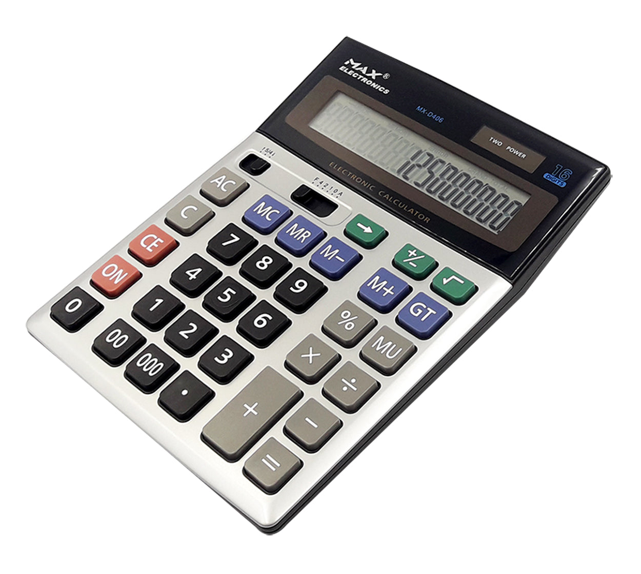 CALCULADORA MAX 16 DIGITOS MXD-406 ESCRITORIO