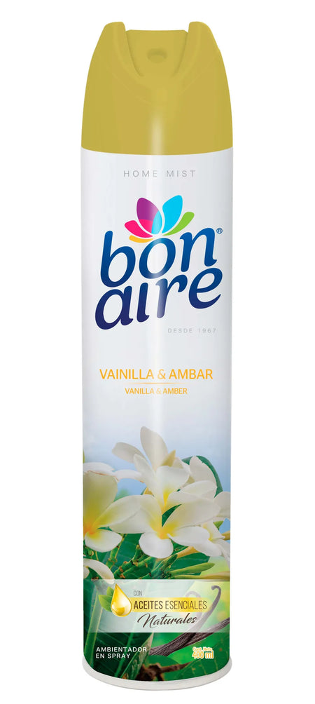 AMBIENTADOR BONAIRE VAINILLA & AMBAR AEROSOL X 400 ML