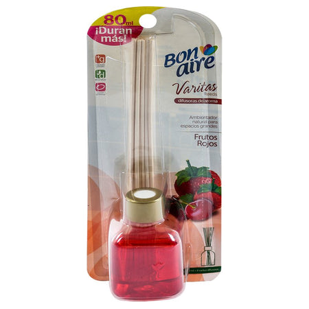AMBIENTADOR BONAIRE VARITAS FRUTOS ROJOS X 80 ML