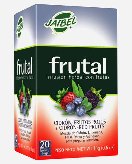 AROMATICA INFUSION HERBAL FRUTAL CIDRON-FRUTOS ROJOS X 20 UD