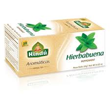 AROMATICA HINDU YERBABUENA CAJA X 20 SOBRES