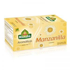 AROMATICA HINDU MANZANILLA CAJA X 20 SOBRES