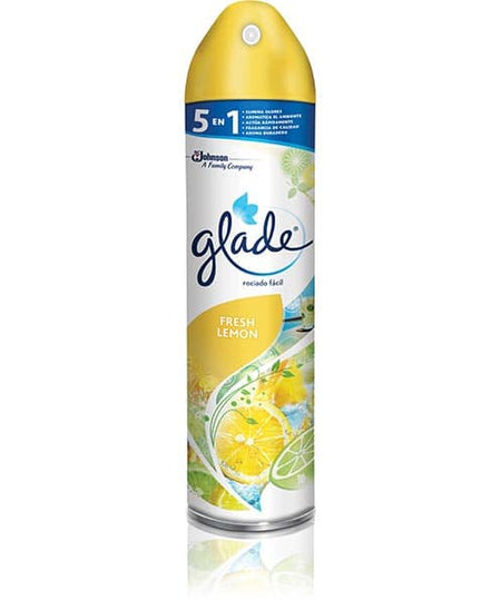 AMBIENTADOR GLADE FRESH LEMON AEROSOL X 400 CC