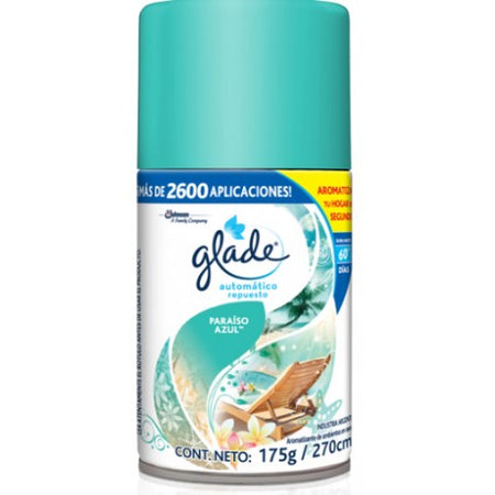 AMBIENTADOR GLADE AUTOMATICO RESPUESTO X 270 ML SURTIDO